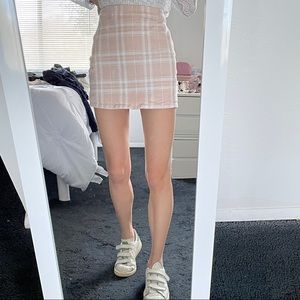 Forever 21 plaid mini skirt